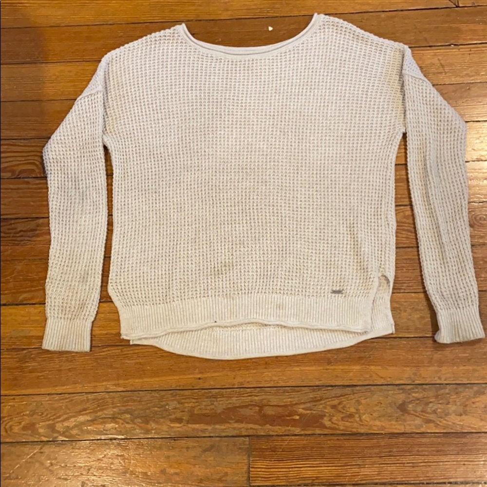Hollister Cream Sweater